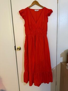 Vineyard Vines orange V-Neck  Dress